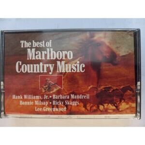 The Best Of Marlboro Country Music Cassette Tape - Sealed - Hank Williams JR